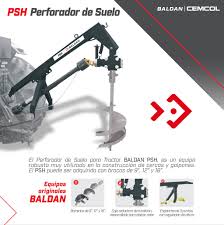 PSH PALA CARGADORA Baldan - Pala cargadora trasera hidráulica para tractor, ideal para manejo de materiales.